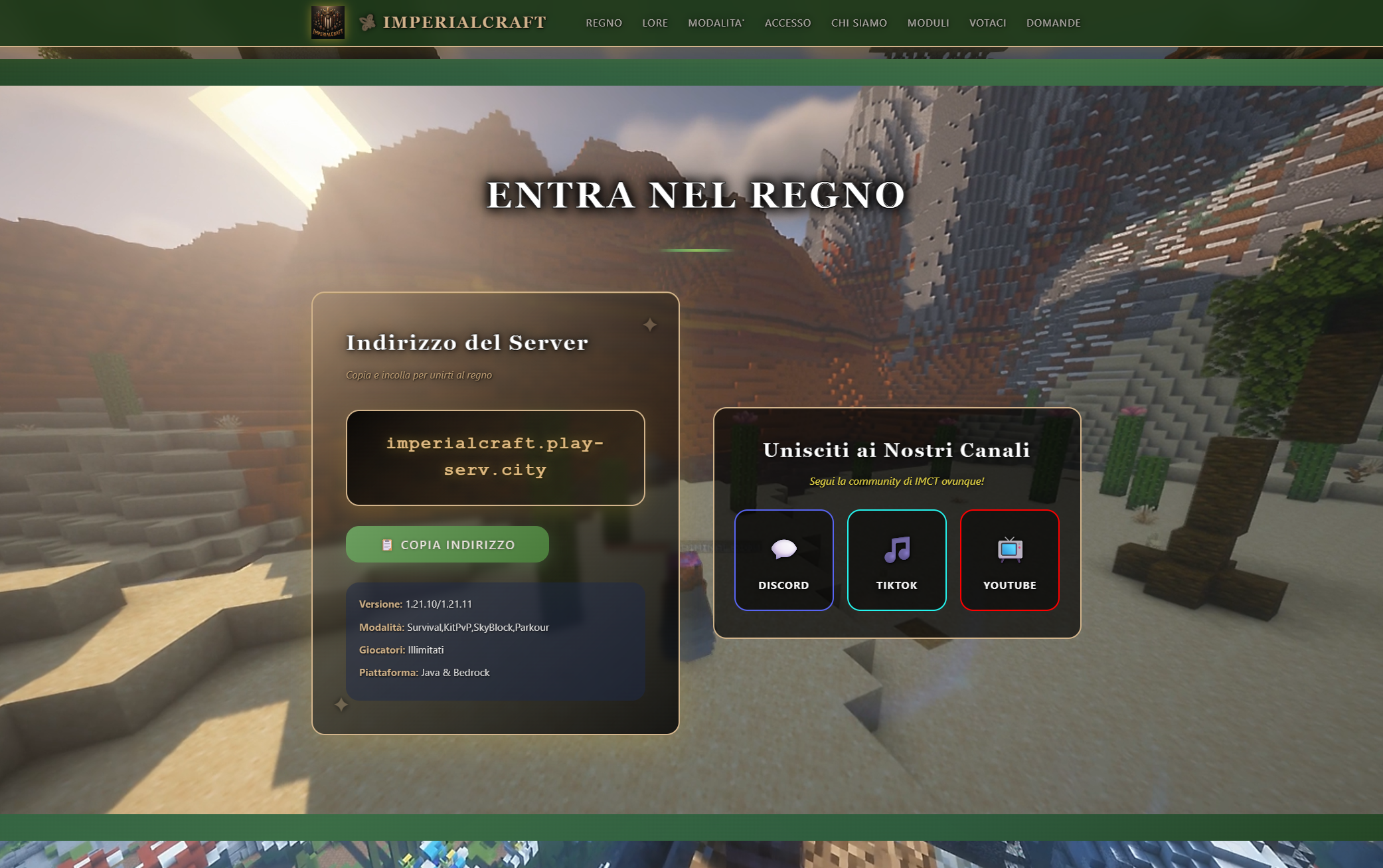 Sito ImperialCraft
